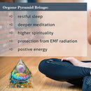 Ogan Pyramid Handmade Crushed Stone Energy Tower Pyramid Jewelry (D) Newly