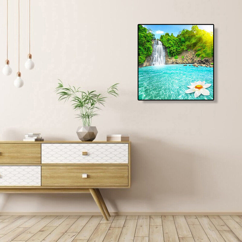 5D DIY Diamond Painting Waterfalls Full Drill Embroidery Cross Stitch Picture
