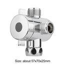 3 Way Shower Head Diverter G1/2 Three Function Switch T-Adapter Connector