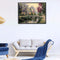 Castle by Bridge Oil Paint By Numbers Kits Canvas Picture Wall DIY Crafts