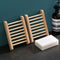 Water Bamboo Bathroom Supplies Soap Holder Sponge Plate Soap Dish Storage Box