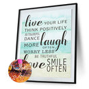 5D DIY Full Drill Diamond Painting Letter Smile Cross Stitch Embroidery Kit