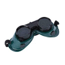 Welding Cutting Welders Safety Goggles Glasses Flip Clear Lenses Green L6C0 A8K4