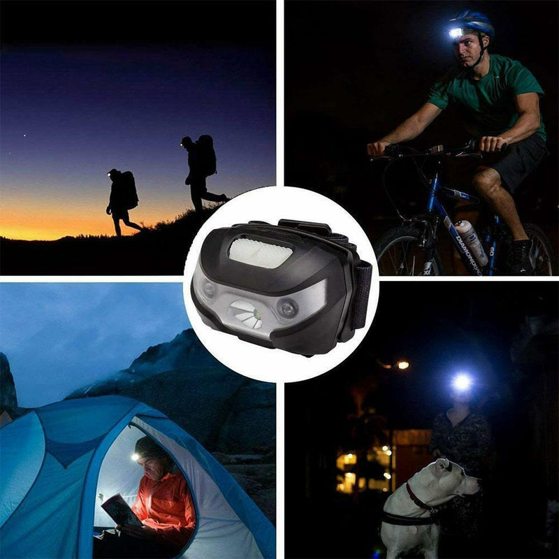 Super Bright Waterproof Head Torch Headlight USB Rechargeable LED Headlamp hot.