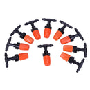 10pcs/Set Plastic Water Control Sprayer DIY Micro Drip Irrigation System