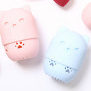 Silicone Beauty Sponge Storage Box Egg Stand Powder Holder (Light Blue) Newly