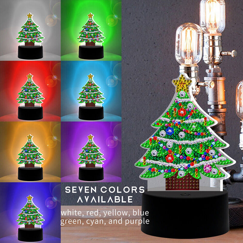 DIY LED Special Shaped Diamond Painting Light Needlework Embroidery Home Lamp