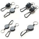 m Freien teleskopischer Schnur Keychain einziehbarer EDC taktischer J2H2 Q1W1
