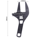 Adjustable Wrench Multi-function Large Open Spanner for Bathroom Screw (B) Newly