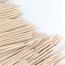 Art Pedicure Dual-ended Nail Cuticle Pusher Pedicure Pusher Orange Wood Sticks