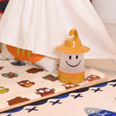 LED Smiley Cute Hanging Night Light Tent Camping Home Decorations (Yellow)