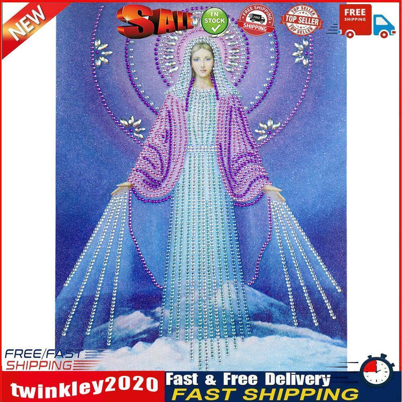 Diamond Painting Virgin Mary 5D Rhinestone DIY Pictures Special Shaped Kit Newly