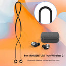 Anti-Lost Earphone Cable for Sennheiser MOMENTUM True Wireless 2 (Black)