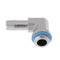 9mm OD PC Cooling System Part G1/4 Thread 90 Degree Elbow Pipe Connector Newly