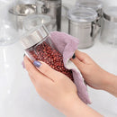 1pcs Household Absorbent Cleaning Cloth Dishcloths Non-stick Oil Towels Newly