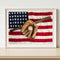 Baseball Glove Frameless Oil Paint by Numbers Kit Handpainted Picture Art