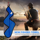 Fishing Soft Cotton Towel Non Shedding Mildew Proof Thickened Fishing Tackle