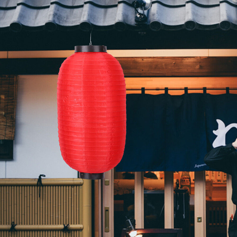 2x Sushi Lantern Cloth Japanese Waterproof Sushi Pub Decor with LED Wicks