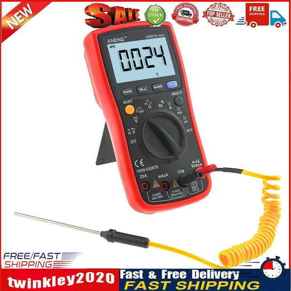 ANENG AN870 19999 COUNTS True-RMS Auto Range Digital Multimeter Newly