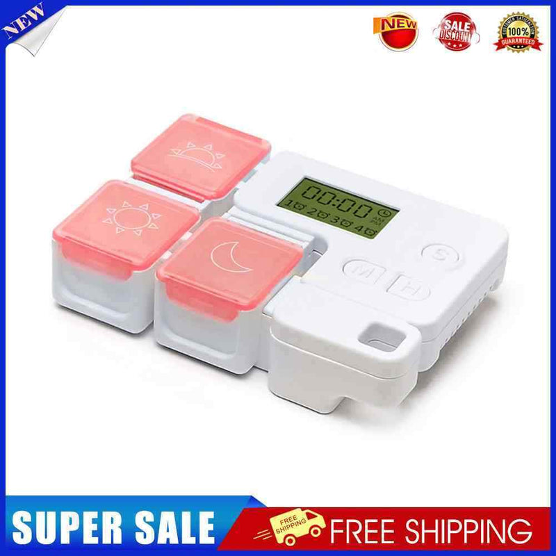 #A Timing Pill Box Weekly Tablet Container Splitter Organizer Medicine Dispenser