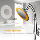Adjustable High Pressure Water Saving Perforated Shower Head Set (6in) Newly