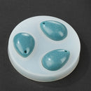Casting Handmade Water Drop Shape Crystal Silicone Mold Necklace Pendant Mould
