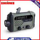 liuxiao Emergency Solar FM/AM Weather Radio, Multifunctional Hand Crank, Wireless Bag