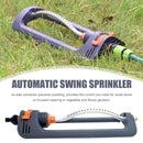 Upgraded Metal Oscillating Garden Sprinkler 18 Hose Copper Nozzles Rust-Proof`
