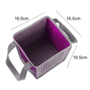 Felt Handbag - Baby Caddy Diaper Holder Storage Box Containers (Purple) Newly
