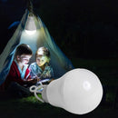 LED Bulb Dormitory Energy Saving Light USB Emergency Outdoor Lamp (White)