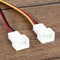 5Pcs 12V 3 Pin Female to 2/3 Pin Male PC Fan Power Splitter Extension Cable