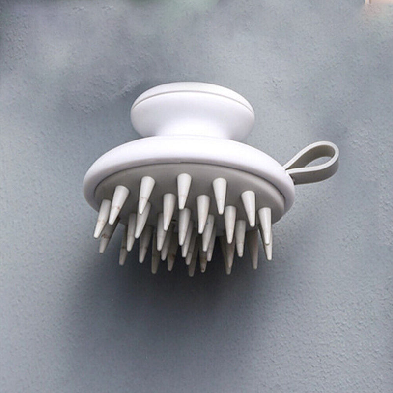 Handheld Scalp Massage Brush Portable Shampoo Brush Hair Care Comb (White) Newly