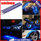 4PCS 30CM 15 LED Car Motors Truck Flexible Strip Light Lamps Waterproof 12V Blue