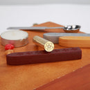 Portable Cylindrical Brass Document Envelope Custom Sealing Stamp Seal Wax Pa