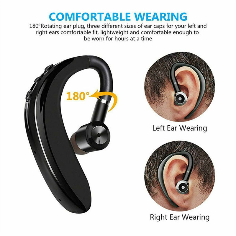 Wireless With Mic Earbud Bluetooth 5.0 Headset Earpiece Earphone Headphone