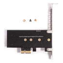 PCI-E 1X to M.2 NVME M Key Riser Adapter Card Supports 2230 2242 2260 2280 SSD