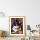Diamond Painting 5D DIY Pumpkin Goblin Full Round Drill Rhinestone Picture