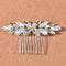 Wedding Hair Ornaments Leaf Rhinestone Hair Comb Bridal Hair Clips Flower