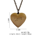 Oval Jewelry Chain Friend Heart Shaped Necklace Pendant Photo Picture Locket