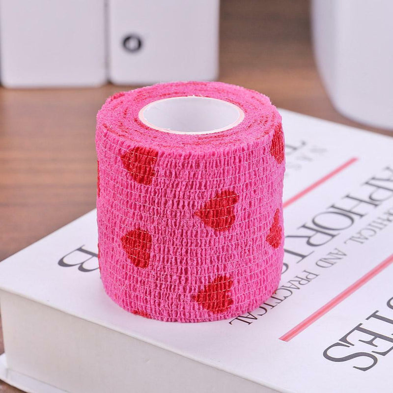 Pet Dog Cat Elastic Bandage Non-woven Pet Self Adherent Wound Tape (M)