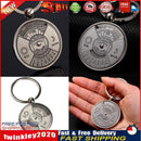 Mini Perpetual Calendar Keychain Ring Unique Metal Keyring 50 Years Newly
