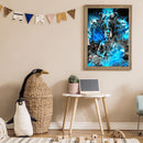 5D Rhinestone Picture DIY Blue Buddha Full Round Drill Diamond Painting Gift Kit