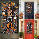 Garland Home Decorations Halloween Wreath Pumpkin Halloween Door Ornament