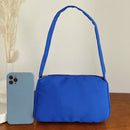 Women Handbag Nylon Casual Crossbody Shoulder Underarm Tote Bag (Navy Blue)