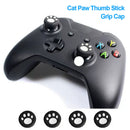 4pcs Cat Paw Silicone Controller Thumb Grips Analog Sitck Caps for Xbox One 360