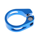 31.8mm Aluminum Alloy MTB Bike Bicycle Cycling Saddle Seat Post Clamp Blue