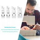 4pcs Household Rolled Hem Presser Foot for Stitch Darning Sewing Machine  Newly