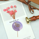 #A 25mm Time Round Retro Seal Wax Seal Stamp Head Fire Paint for Wedding Invitat