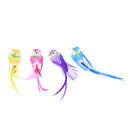 4pcs Artificial Foam Feather Bird DIY Party Crafts Ornament Props(Bundle) Newly