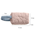 Fashion Cotton Padded Flower Pattern Handbag Winter Casual Stitching Clutch Bag